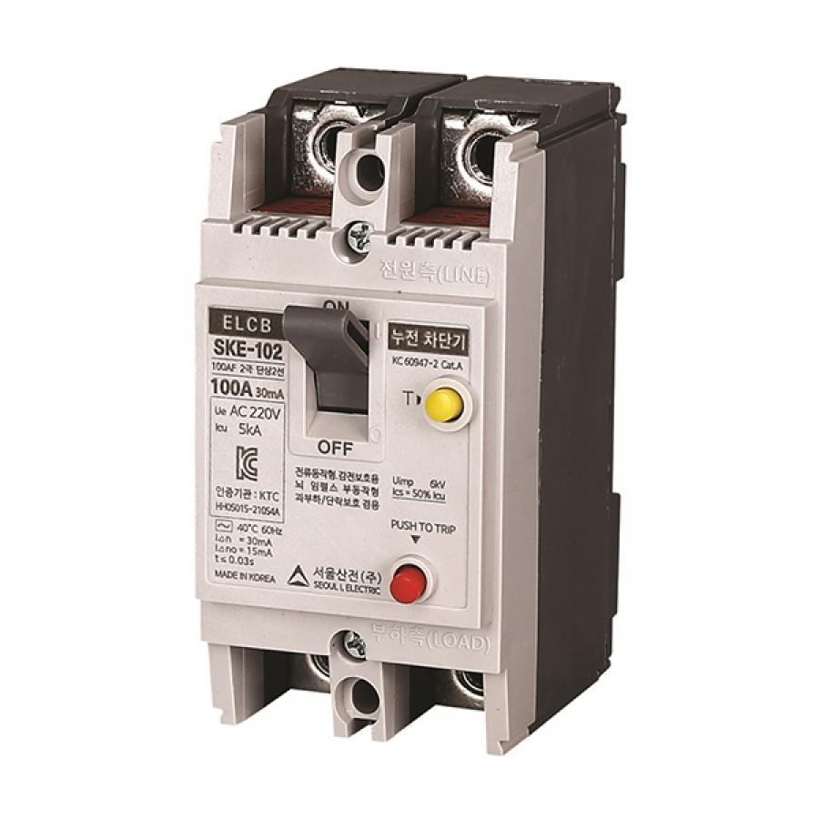 산업용 누전차단기 SKE-102 100A