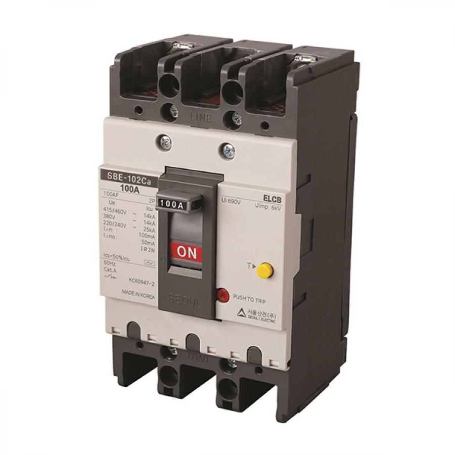 산업용 누전차단기 SBE-102Ca 100A