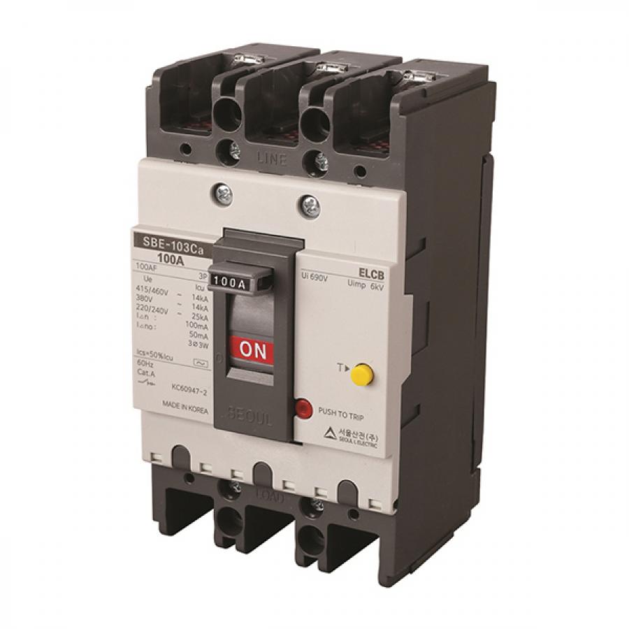 산업용 누전차단기 SBE-103Ca 100A