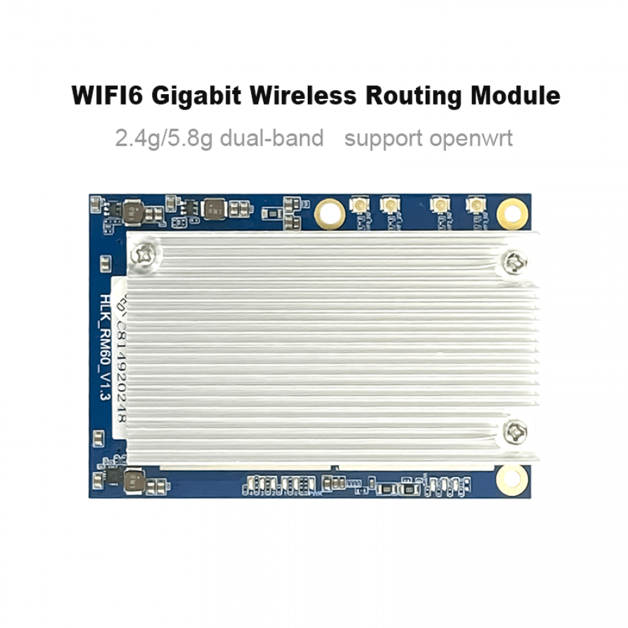 WiFi6 AX Gigabit 5G 듀얼 주파수 와이파이 모듈 [HLK-RM60]