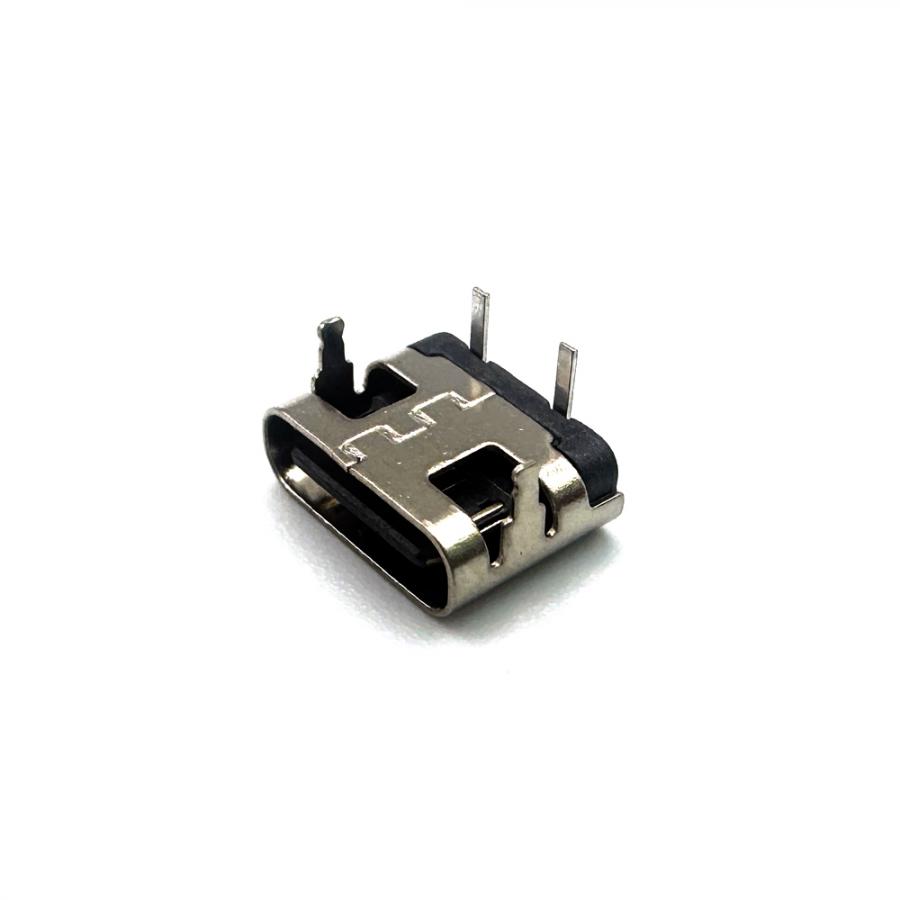 C타입 USB 3.1 커넥터 2핀 90도 PCB SMT female [SZH-CON035]