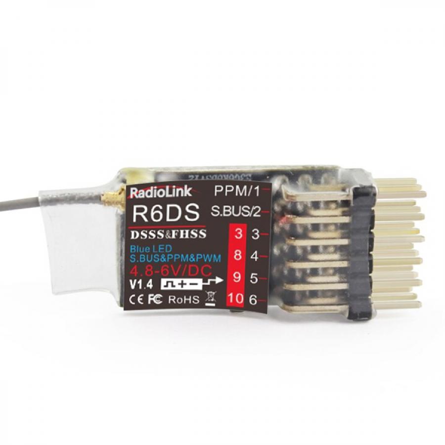 RADIOLINK 6채널 수신기 R6DS 2.4G [TYE-DR065]