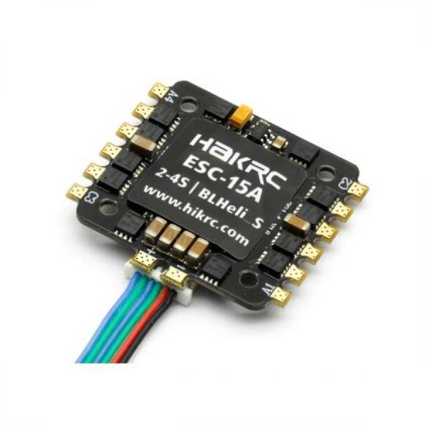 디바이스마트,기계/제어/로봇/모터 > 교육/취미로봇 > 드론/항공기 > 드론 변속기/ESC,SMG,HAKRC mini 시리즈 4in1 ESC 15A [TYE-DR116],HAKRC Blheli_S 4in1 ESC / 연속 전류 : 15A / 순간전류 20A(5s) / 27*31mm / 4.8g