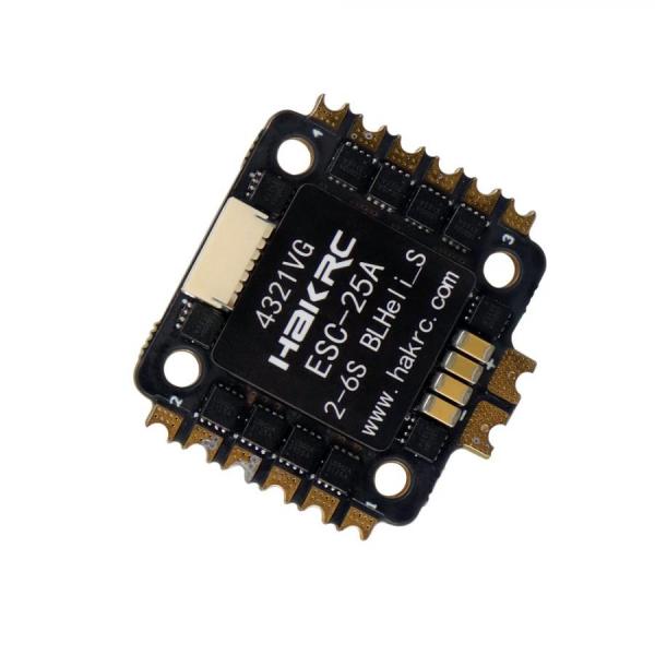 디바이스마트,기계/제어/로봇/모터 > 교육/취미로봇 > 드론/항공기 > 드론 변속기/ESC,SMG,HAKRC mini 시리즈 4in1 ESC 25A [TYE-DR117],HAKRC BLHeli_S ESC 25A  / 연속전류 : 25A / 순간전류 : 30A / 사이즈 : 27*31mm / 4.8g