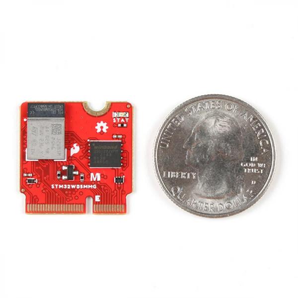 디바이스마트,오픈소스/코딩교육 > 아두이노 > 아두이노 호환보드,SparkFun,SparkFun MicroMod STM32WB5MMG Processor [DEV-21438],MicroMod STM32WB5MM / ARM Cortex-M4 / 2.4GHz RF 트랜시버 / 56KB SRAM / 전압 : 1.71 ~ 3.6V