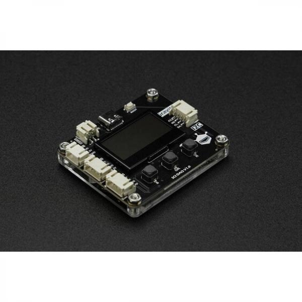 디바이스마트,오픈소스/코딩교육 > 아두이노 > 아두이노 교육용키트,DFROBOT,Gravity: Science Data Acquisition Module Kit for Experiments Education [EDU0170],작동 전압: 3.3-5.5V DC / 작동 전류: 40mA / 출력 신호: I2C(0x21-0x23) / 입력 인터페이스: 1 x 디지털/아날로그, 2 x I2C/UART / 온보드 스토리지: 16M / RTC 배터리: CR1220 / 화면 정보: 1.3인치 OLED