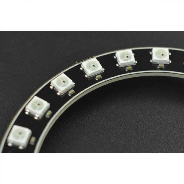디바이스마트,MCU보드/전자키트 > 디스플레이 > LED,DFROBOT,WS2812-24 RGB LED Ring Lamp [DFR0888-24],풀 컬러 WS2812 RGB / 여러 프로그래밍 플랫폼 지원: Mind+ , MakeCode, Arduino IDE / 작동 전압: 3.3~5V / 최대 작동 전류: 