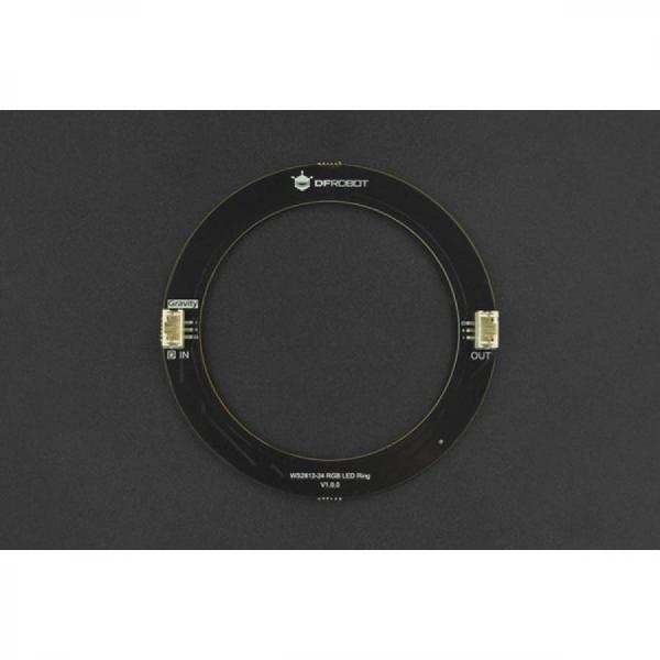 디바이스마트,MCU보드/전자키트 > 디스플레이 > LED,DFROBOT,WS2812-16 RGB LED Ring Lamp [DFR0888-16],풀 컬러 WS2812 RGB / 1-Wire 버스 제어 / 여러 LED 링의 계단식 연결 지원 / 여러 프로그래밍 플랫폼 지원: Mind+ , MakeCode, Arduino IDE / 작동 전압: 3.3~5V / 최대 작동 전류: 