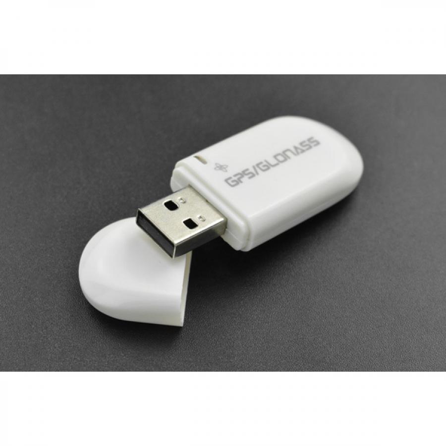 USB GPS Receiver (Compatible with Raspberry Pi/ LattePanda/ Jetson Nano) [TEL0137]