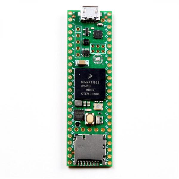 디바이스마트,MCU보드/전자키트 > 프로세서/개발보드 > ARM > Cortex-M7,SparkFun,Teensy 4.1 without Ethernet [DEV-20359],ARM Cortex-M7 / NXP iMXRT1062 칩 / 600MHz / 4.0보다 4배 더 큰 플래시 메모리 / 이더넷 미포함 / 1024K RAM / 8Mbyte 플래시