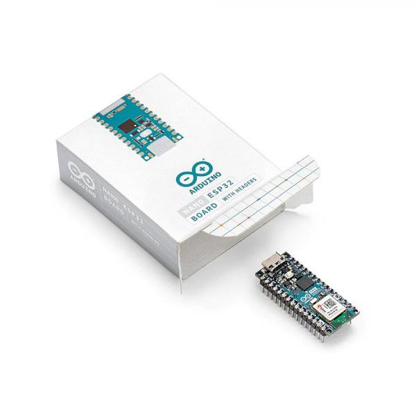 디바이스마트,오픈소스/코딩교육 > 아두이노 > 아두이노 정품 보드/쉴드/키트,아두이노,Arduino Nano ESP32 with headers,ABX00083 / ESP32-S3 와이파이 블루투스 콤보 칩셋 기반의 IoT, 마이크로 파이썬 특화 아두이노 나노 / u-blox NORA-W106(ESP32-S3) 칩셋 / USB-C 커넥터 / 입력 전압 : 6 - 21V / I/O 전압 : 3.3V / 아두이노 IoT 클라우드 및 HID 지원