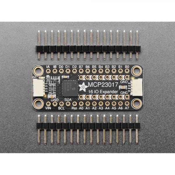 디바이스마트,MCU보드/전자키트 > 전원/신호/저장/응용 > 인터페이스/먹서,Adafruit,Adafruit MCP23017 I2C GPIO Expander Breakout - STEMMA QT / Qwiic [ada-5346],MCP23017 I2C GPIO 확장기 브레이크아웃 / 3 ~ 5V / STEMMA QT/Qwiic