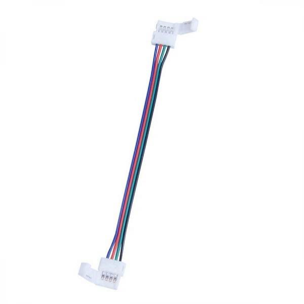 디바이스마트,LED/LCD > LED 악세사리 > 전기배선용품,SMG,4pin 8MM LED 스트립 커넥터 케이블 양방향 [HWD-LSC038],LED바를 연결하는 커넥터 입니다. / 4핀 / 8mm / 양방향