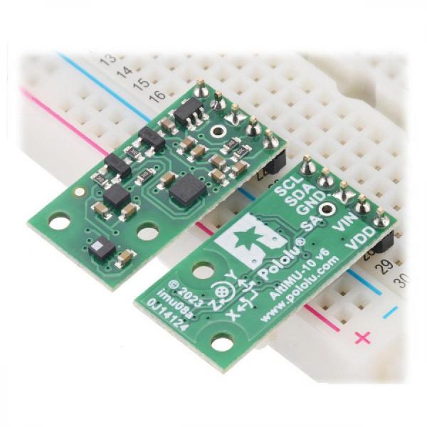 디바이스마트,MCU보드/전자키트 > 센서모듈 > IMU/AHRS(9축 이상),Pololu,AltIMU-10 v6 Gyro, Accelerometer, Compass, and Altimeter (LSM6DSO, LIS3MDL, and LPS22DF Carrier) #2863,MinIMU-10 v6 / LSM6DSO 3축 자이로, 가속계 / LIS3MDL 3축 자력계, LPS22DF 디지털 기압계 내장