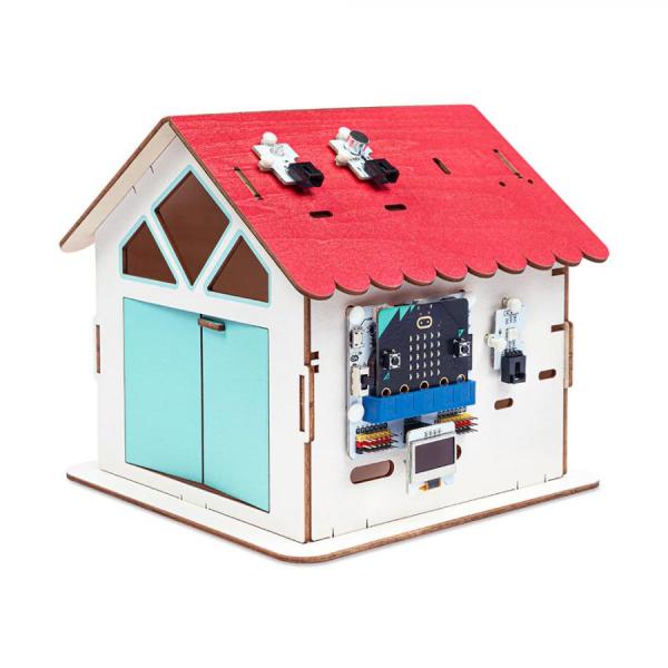 디바이스마트,오픈소스/코딩교육 > Micro:Bit > 마이크로비트 교육용키트,ELECFREAKS,ELECFREAKS Classroom Smart Home Kit [EF08297],IOT:bit 확장 보드, 충돌 센서, 180도 서보, 레인보우 LED, 노이즈 센서, 광 센서 및 OLED 디스플레이와 같은 구성 요소가 포함 / 다양한 기능을 지원하고 micro:bit 보드와 완벽하게 작동