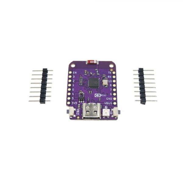 디바이스마트,오픈소스/코딩교육 > 파이썬/IoT 개발 보드 > WeMos > WeMos 정품보드/모듈,WeMos,[정품] LOLIN C3 Mini V2.1.0 ESP32-C3FH4 와이파이 블루투스 개발보드,ESP32-C3FH4 칩셋 전용 / 와이파이 블루투스 기반 IOT 개발보드 / USB-C / 4MB 플래시 / RGB LED, 안테나 성능 향상 / 마이크로파이썬, 아두이노 호환 / 25.4x25.4mm