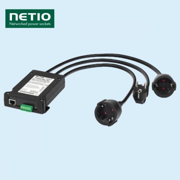 디바이스마트,컴퓨터/모바일/가전 > 가구/사무용품/공구 > 멀티탭/전기용품 > 멀티탭,모리아하이테크,NETIO PowerCable 2KZ (Flat PDU 2출력, LAN·Wi-Fi) 전력미터링·WatchDog·DI 입력,