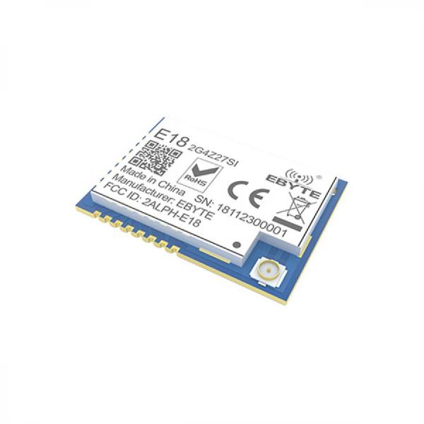 디바이스마트,MCU보드/전자키트 > 통신/네트워크 > 지그비,EBYTE,XBee ZigBee CC2530 2.4GHz 장거리 무선 통신 모듈 [E18-2G4Z27SI],CC2530 / 주파수 : 2.4 ~ 2.48Ghz / 거리 2.5km / Tx pwoer : 27dBm / IO