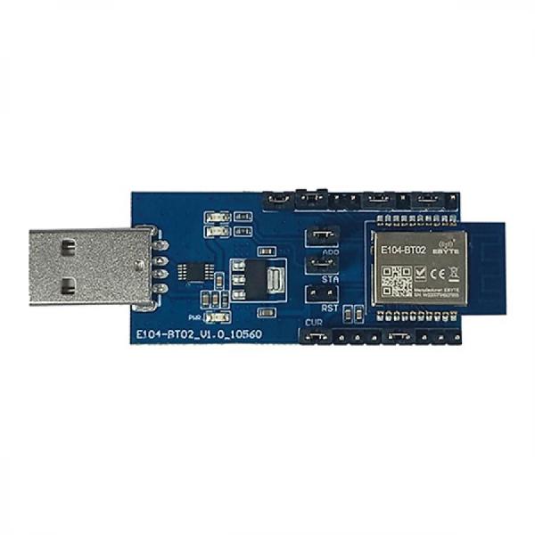 디바이스마트,MCU보드/전자키트 > 통신/네트워크 > 블루투스/BLE,EBYTE,저젼력 블루투스 직렬 포트 모듈 [E104-BT02-TB],저전력 블루투스 직렬 포트 모듈 / usb / 52*24mm