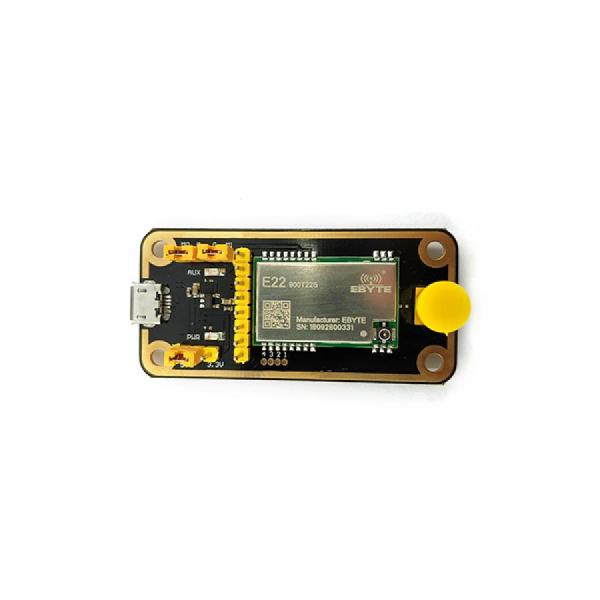 디바이스마트,MCU보드/전자키트 > 통신/네트워크 > RF/LoRa,EBYTE,SX1262 로라 5km 장거리 개발보드 [E22-900TBL-01],SX1262 / 로라 5km 장거리 트랜시버 개발 보드 / 전압 : 3.3 ~ 5.5V / USB-TTL