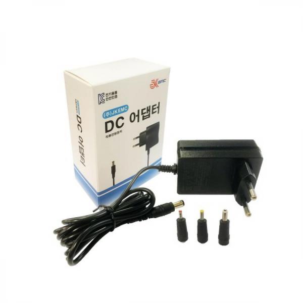 디바이스마트,전원/파워/배터리 > 전원/파워소스 > 전원아답터 > 12V 아답터,(주)제이케이이엠씨,JK전자 DC 어댑터 12V 2A SMPS 3종 변환잭 포함,모니터, CCTV, 공유기, 노트북 등 디지털기기 전원 공급 어댑터 / 선 길이: 1.5M / 12V 2A / 변환잭 3종 포함되어있습니다.