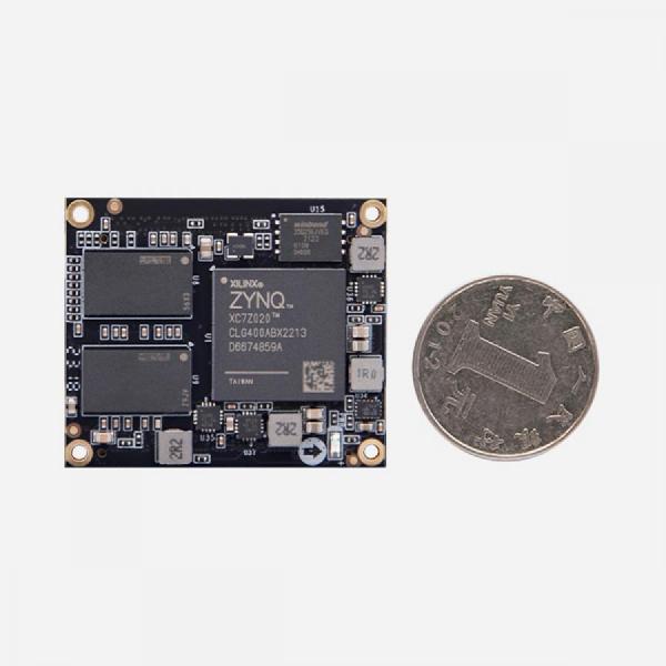 디바이스마트,MCU보드/전자키트 > 프로세서/개발보드 > FPGA,ALINX,AMD Xilinx ZYNQ7000 ARM SOM FPGA Core XC7Z020 [AC7Z020],FPGA Chip : XA7Z020-1CLG400I / XC7Z020-2CLG400I / Core : ARM Cortex-A9 2x / DDR3 1GB, Data rate 1066Mbps / QSPI Flash : 256Mbit
