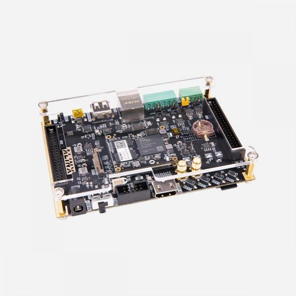 디바이스마트,MCU보드/전자키트 > 프로세서/개발보드 > FPGA,ALINX,AMD XILINX Zynq-7000 SoC FPGA Development Board XC7Z020 [AX7Z020],FPGA Chip : XA7Z020-1CLG400I / XC7Z020-2CLG400I / Core : Dual-Core ARM Cortex-A9 / DDR3 1GB, Data rate 1066Mbps / QSPI Flash : 256Mbit / 개발보드 단품