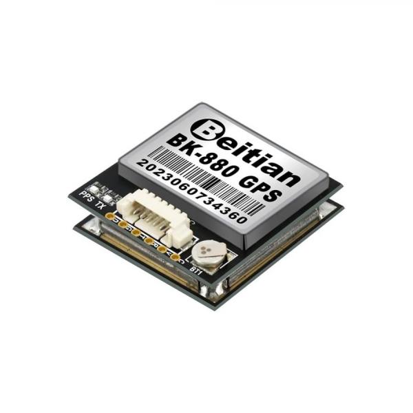디바이스마트,MCU보드/전자키트 > 통신/네트워크 > GNSS/GPS > 정밀/고성능 GPS 모듈,Beitian,고정밀 미니 GPS 모듈 [BK-880],M9140-KB / GPS+GALILEO+BDS,GLONASS / 92채널 / Horizontal position : 1.5 CEP / Rate : 4800bps ~ 921600bps / 전압 : DC 3.6V ~ 5.5V / 드론 / 플래시 지원