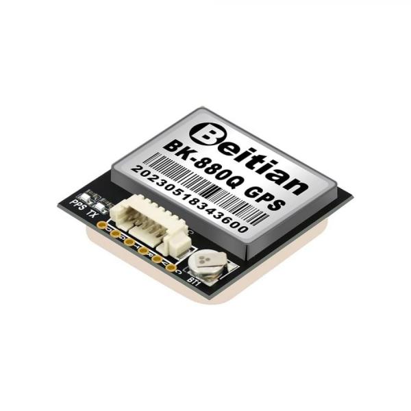 디바이스마트,MCU보드/전자키트 > 통신/네트워크 > GNSS/GPS > 정밀/고성능 GPS 모듈,Beitian,고정밀 미니 GPS 모듈 [BK-880Q],M9140-KB / GPS+GALILEO+BDS,GLONASS / 92채널 / Horizontal position : 1.5 CEP / Rate : 4800bps ~ 921600bps / 전압 : DC 3.6V ~ 5.5V / 드론 / 플래시 지원