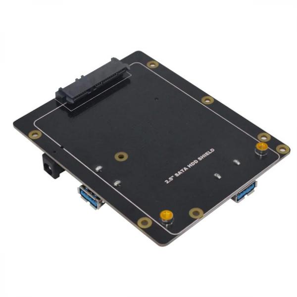 디바이스마트,오픈소스/코딩교육 > 라즈베리파이 > 라즈베리파이 확장보드/HAT,52PI,Raspberry Pi 3b+/3b X820 V3.0 2.5인치 SSD 확장 보드 [EZ-0060],라즈베리파이 SSD 확장보드 / 최대 4TB 2.5인치 SATA / 드라이버 불필요 / 데이터 전송을 위해 PC 또는 MAC 호환 가능