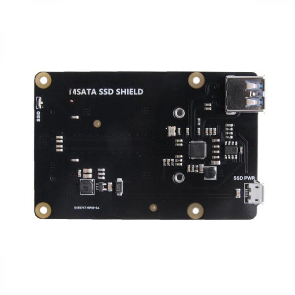 디바이스마트,오픈소스/코딩교육 > 라즈베리파이 > 라즈베리파이 확장보드/HAT,52PI,Raspberry Pi 3B+ X850 V3.1 mSATA SSD 확장 보드 [EZ-0081],라즈베리파이 SSD 확장보드 / MSATA SSD 드라이브 지원 / USB 3.0 / interface SSD, 5V power
