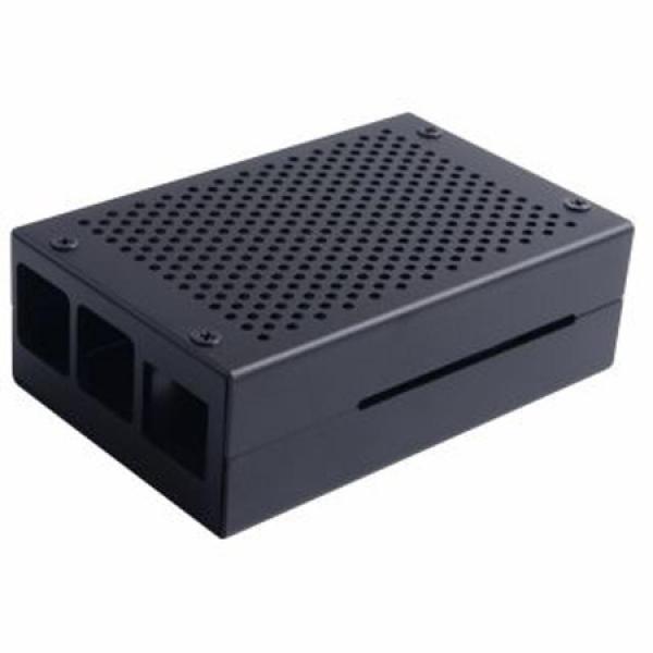 디바이스마트,오픈소스/코딩교육 > 라즈베리파이 > 라즈베리파이 케이스,52PI,Raspberry Pi 4B 알루미늄 합금 케이스(Black) [Z-0264-Black],Raspberry Pi 4B 용으로 설계된 케이스입니다 / 케이스 전면에 원형 통풍구 / 재질 : 알루미늄 합금 / 90mm*60mm*31mm / Black
