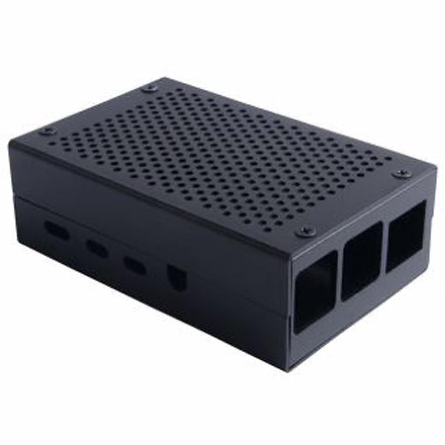 Raspberry Pi 4B 알루미늄 합금 케이스(Black) [Z-0264-Black]