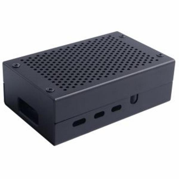 디바이스마트,오픈소스/코딩교육 > 라즈베리파이 > 라즈베리파이 케이스,52PI,Raspberry Pi 4B 알루미늄 합금 케이스(Black) [Z-0264-Black],Raspberry Pi 4B 용으로 설계된 케이스입니다 / 케이스 전면에 원형 통풍구 / 재질 : 알루미늄 합금 / 90mm*60mm*31mm / Black