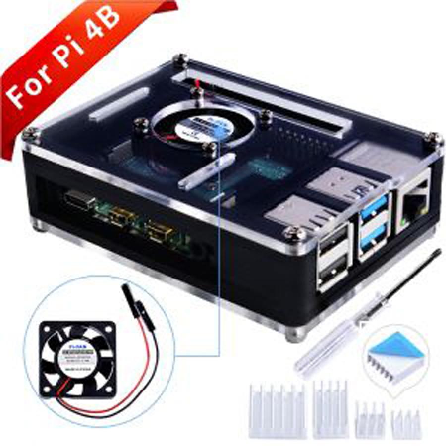 Raspberry Pi 4B 9-Layer 아크릴 케이스 [ZP-0068]