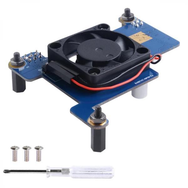 디바이스마트,오픈소스/코딩교육 > 라즈베리파이 > 라즈베리파이 확장보드/HAT,52PI,Raspberry Pi 4B/3B+ PoE(Power over Ethernet) HAT [EP-0115],호환 가능: 라즈베리 파이 4 모델 B / 라즈베리 파이 3 모델 B+ / 조립 용이 / 냉각 팬 30x30x7mm 포함