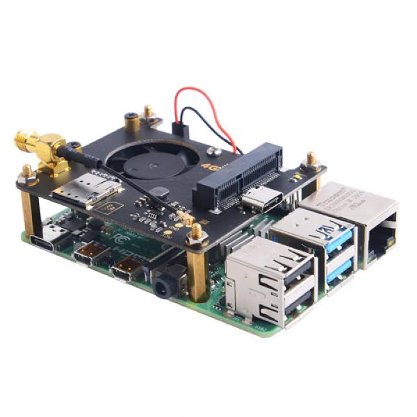 디바이스마트,오픈소스/코딩교육 > 라즈베리파이 > 라즈베리파이 확장보드/HAT,52PI,Raspberry Pi  4G/3G 확장보드 [EP-0128],Raspberry Pi 연결은 Raspberry Pi Zero/Zero W/Zero WH/2B/3B/3B+/4B,Jetson Nano 및 USB 인터페이스가 있는 기타 sbc와 호환됩니다. / 5V