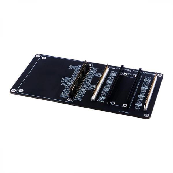 디바이스마트,오픈소스/코딩교육 > 라즈베리파이 > 라즈베리파이 확장보드/HAT,52PI,Raspberry Pi Pico 브레이크아웃 확장보드 [EP-0139],Raspberry Pi Pico/Pico W용 HAT 확장 보드 / 69mm *134mm