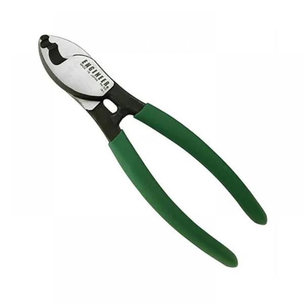 디바이스마트,수공구/전자공구/전동공구 > 작업공구 > 절단/컷터류 > 케이블 커터,ENGINEER,엔지니어 케이블 컷터 PK-50,한 손으로 가볍고 깔끔한 절단 작업이 가능한 케이블 컷터 / 곡선 모양의 날이 손상없이 절단 / 절연, 플랫, 동축 케이블 및 전우너 공급 코드, LAN 케이블 등에 적합