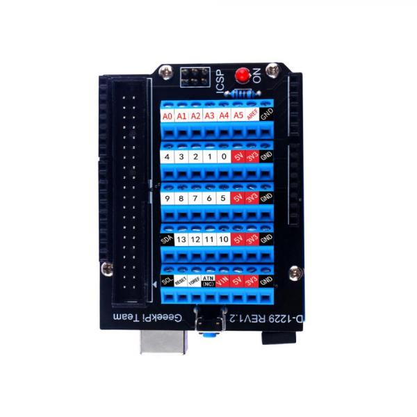 디바이스마트,오픈소스/코딩교육 > 아두이노 > 아두이노 호환쉴드,52PI,아두이노 UNO 터미널블록 확장 보드 [EP-0142],아두이노 우노용 터미널블록 확장보드 / 53*66*15mm / 터미널 간격 : 3.5mm / 26AWG~16AWG 사용 가능 / IDC40 커넥터 포함