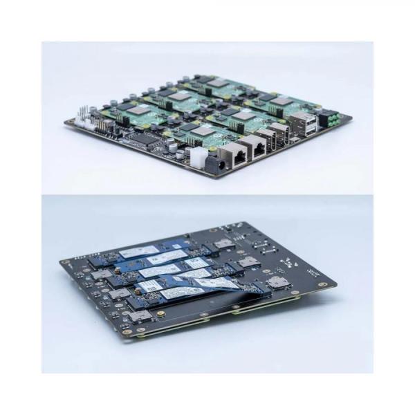 디바이스마트,오픈소스/코딩교육 > 라즈베리파이 > 라즈베리파이 확장보드/HAT,52PI,라즈베리파이 CM4 DeskPi Super6C Mini-ITX 보드 [DP-0008],최대 6개의 RPI CM4 모듈 사용 가능 / 라즈베리파이 클러스터 보드 / M.2 2280 슬롯 / 5V 팬 헤더 / DC 19v~24V 또는 ATX 12V