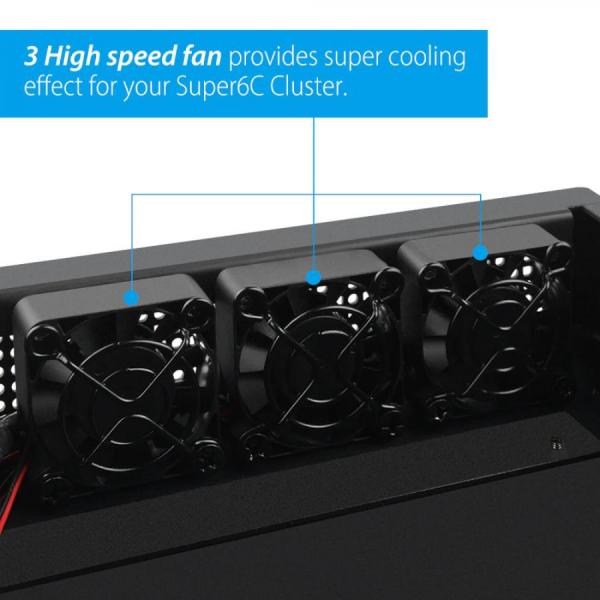 디바이스마트,오픈소스/코딩교육 > 라즈베리파이 > 라즈베리파이 확장보드/HAT,52PI,라즈베리파이 CM4 DeskPi Super6C Mini-ITX 보드 전용 케이스 [DP-0010],DeskPi Super6C Mini-ITX 보드 전용 케이스 / 196*220*54mm / 3 x 12V 팬 포함