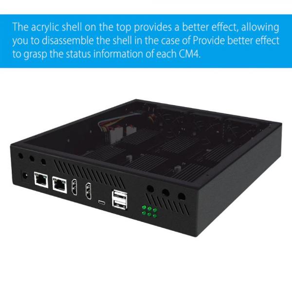 디바이스마트,오픈소스/코딩교육 > 라즈베리파이 > 라즈베리파이 확장보드/HAT,52PI,라즈베리파이 CM4 DeskPi Super6C Mini-ITX 보드 전용 케이스 [DP-0010],DeskPi Super6C Mini-ITX 보드 전용 케이스 / 196*220*54mm / 3 x 12V 팬 포함