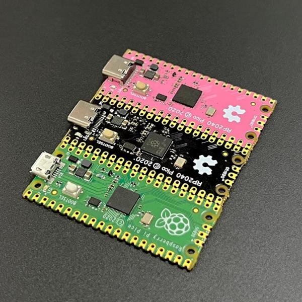 디바이스마트,오픈소스/코딩교육 > 파이썬/IoT 개발 보드 > RP2040/RP2350,Happy House,RP2040 Pico Pink C타입 라즈베리파이 피코 호환보드 [CMODULE-15],기존 Raspberry PI Pico랑 동일스펙에서 C타입 커넥터가 추가된 버전 / 듀얼코어 ARM Cortex M0+ (최대 133 MHz) / 264KB SRAM + 2MB Flash / 26개의 다기능 GPIO 핀 / 온도센서 내장  / 구성품 : 핑크 x1