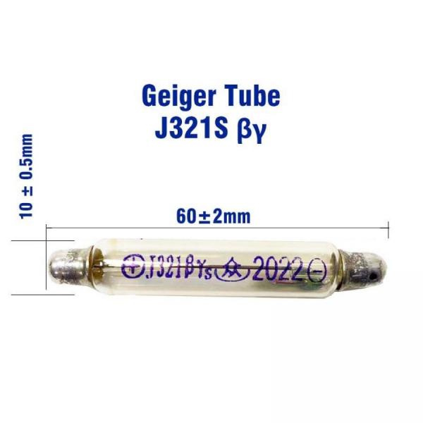 디바이스마트,MCU보드/전자키트 > 센서모듈 > 방사능/라돈센서,SMG,방사선 검출 가이거 카운터 튜브 J321S [TYE-RD011],지름: Φ10 ± 0.5mm / 길이 : 60 ± 2mm / γ-ray, β-ray 감지