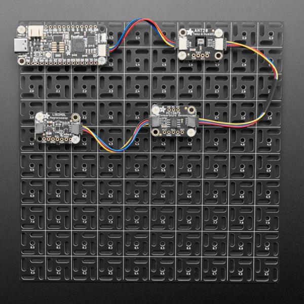 디바이스마트,커넥터/PCB > PCB기판/관련상품 > 특수기판 > 특수제작 PCB,Adafruit,Adafruit Swirly Aluminum Mounting Grid for 0.1' Spaced PCBs - 10x10 [ada-5781],Adafruit Swirly 알루미늄 장착 그리드 / 0.1인치 간격 PCB용 / 10X10