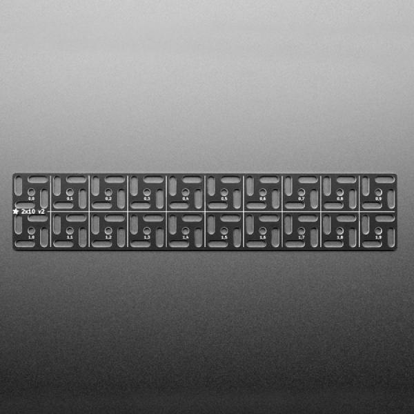 디바이스마트,커넥터/PCB > PCB기판/관련상품 > 특수기판 > 특수제작 PCB,Adafruit,Adafruit Swirly Aluminum Mounting Grid for 0.1' Spaced PCBs - 2x10 [ada-5780],Adafruit Swirly 알루미늄 장착 그리드 / 0.1인치 간격 PCB용 / 2X10