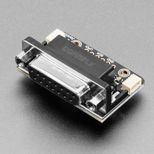 디바이스마트,오픈소스/코딩교육 > 아두이노 > 아두이노 호환보드,Adafruit,Adafruit PC Joystick to seesaw I2C Adapter - STEMMA QT / Qwiic [ada-5753],15핀 D-Sub 어댑터 / STEMMA QT / Qwiic / I2C