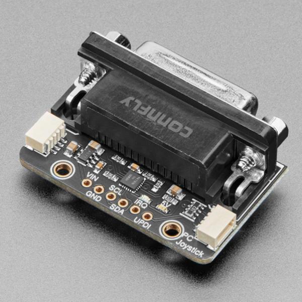 디바이스마트,오픈소스/코딩교육 > 아두이노 > 아두이노 호환보드,Adafruit,Adafruit PC Joystick to seesaw I2C Adapter - STEMMA QT / Qwiic [ada-5753],15핀 D-Sub 어댑터 / STEMMA QT / Qwiic / I2C