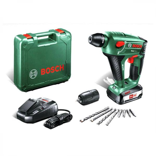 디바이스마트,수공구/전자공구/전동공구 > 전동/엔진공구 > 홈앤가든공구 > 드릴/드라이버/공구세트,보쉬 BOSCH,충전 로터리해머 Uneo Maxx,광범위한 작업을 위한 최고의 충전 3-in-1 공구 / 전압 18V / 싱글 임팩트 성능(EPTA) 0.6J / 최대 드릴링 직경(콘크리트) 10mm